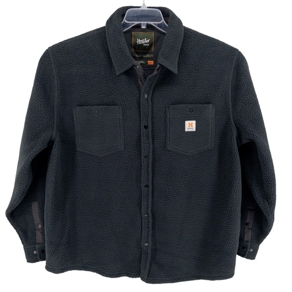 Howler Brothers Allegheny Fleece Overshirt Shacket Antique Black - Mens XXL NWOT